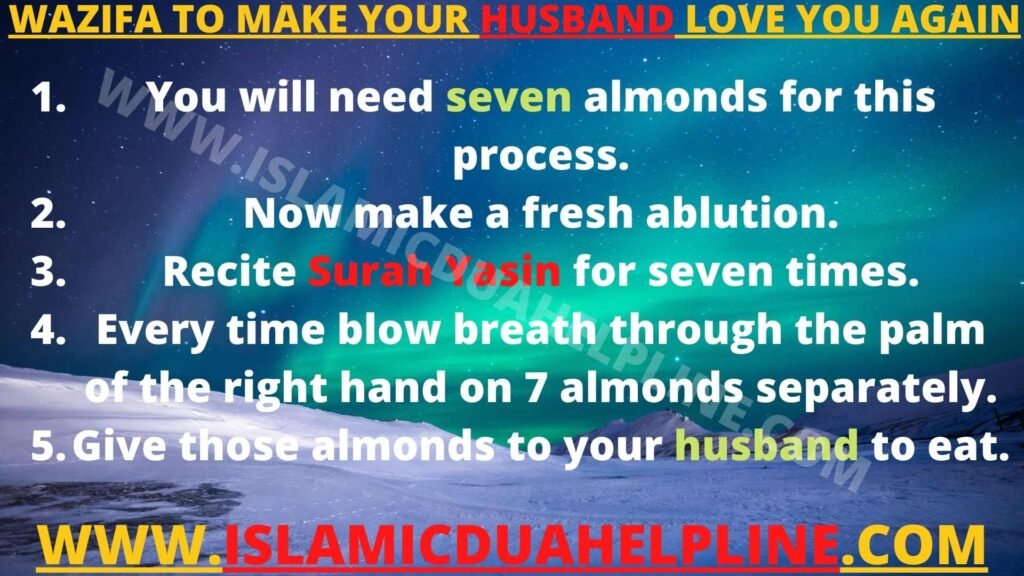 Wazifa To Make Your Husband Love You Again