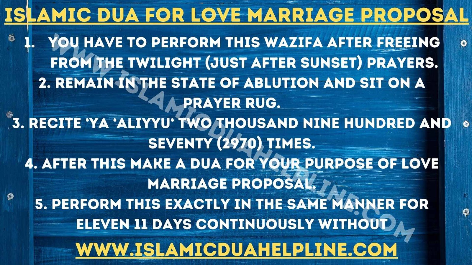 Islamic Dua For Love Marriage Proposals Acceptance