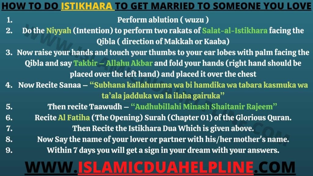 How To Perform Istikhara To Get Married To Someone You Love