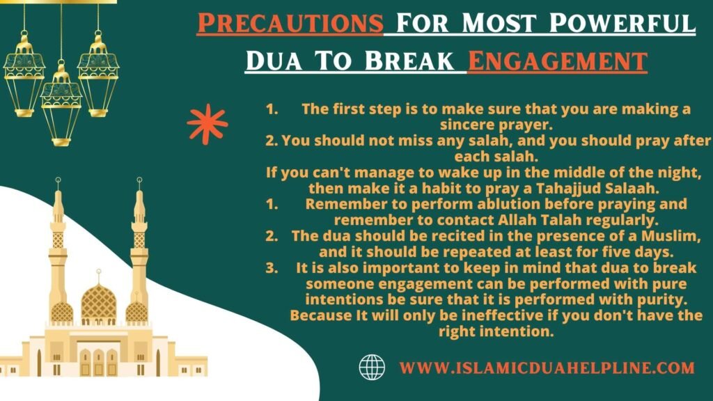 Precautions For Most Powerful Dua To Break Engagement