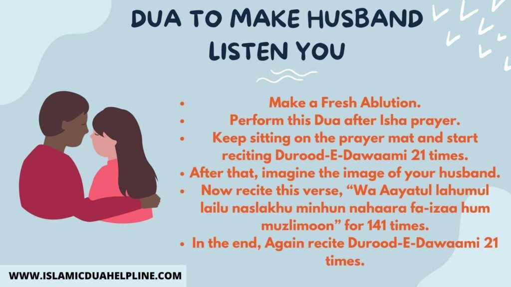 Dua To Make Husband Listen You